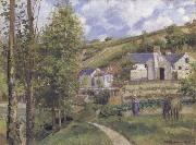 Camille Pissarro A View of L-Hermitogo,near Pontoise china oil painting artist